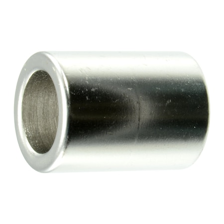 Midwest Fastener Round Spacer, Polished Stainless Steel, 3/4 in Overall Lg, 1/2 in Inside Dia, 3 PK 33354